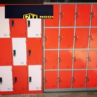 Tủ locker 16 ngăn-TỦ CÁ NHÂN SƠN MÀU 16C4K- Nội thất Ngọc Thịnh